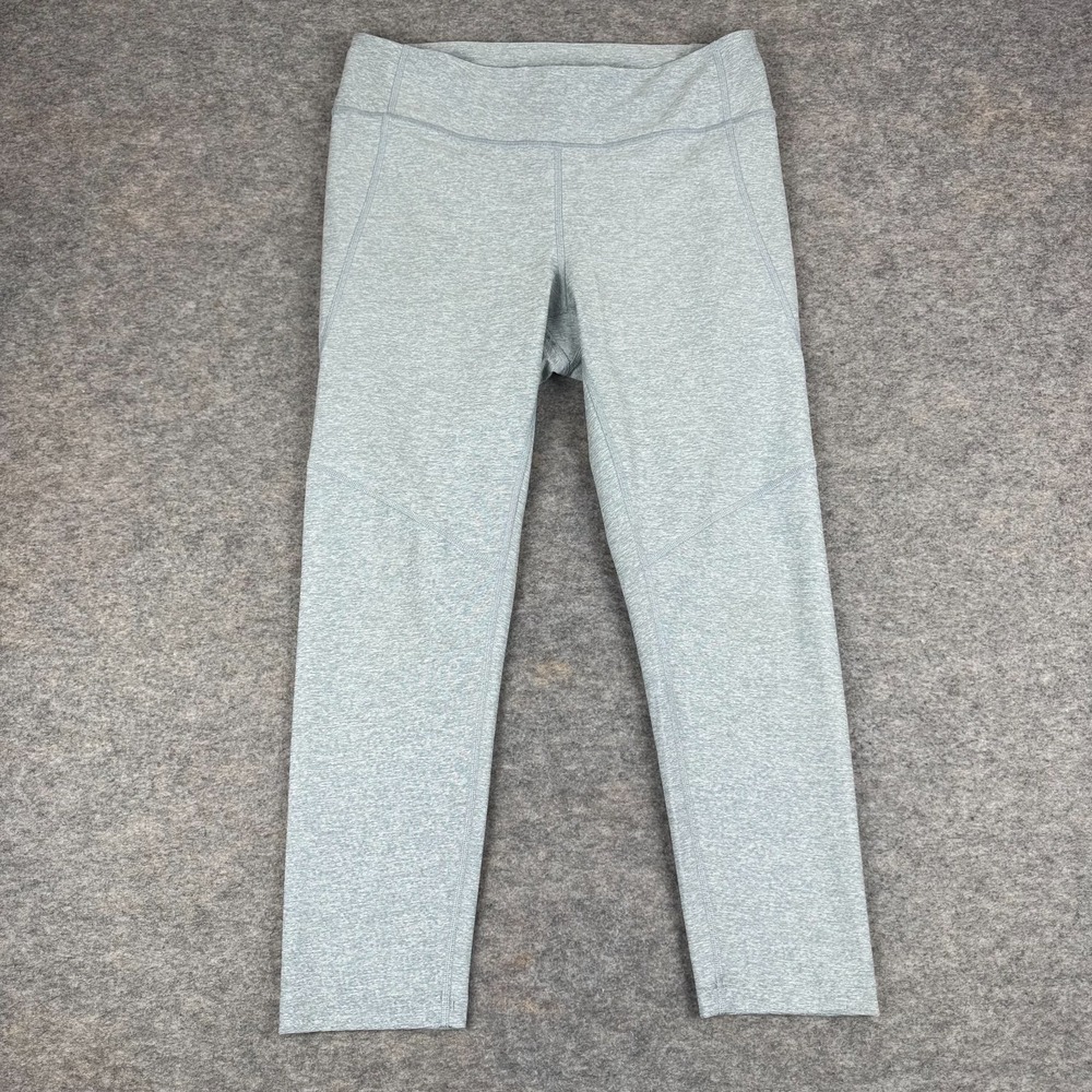 Outdoor Voices Cropped Leggings 24" Polyester Stretch Blue Womens Large L